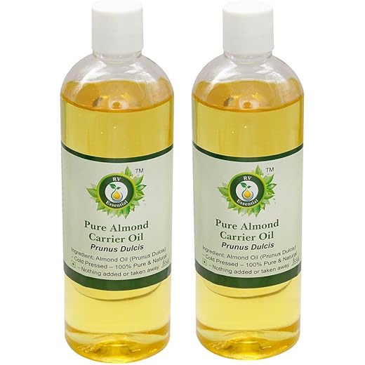 R V Almond Carrier Oil 100ml - Pack of Two