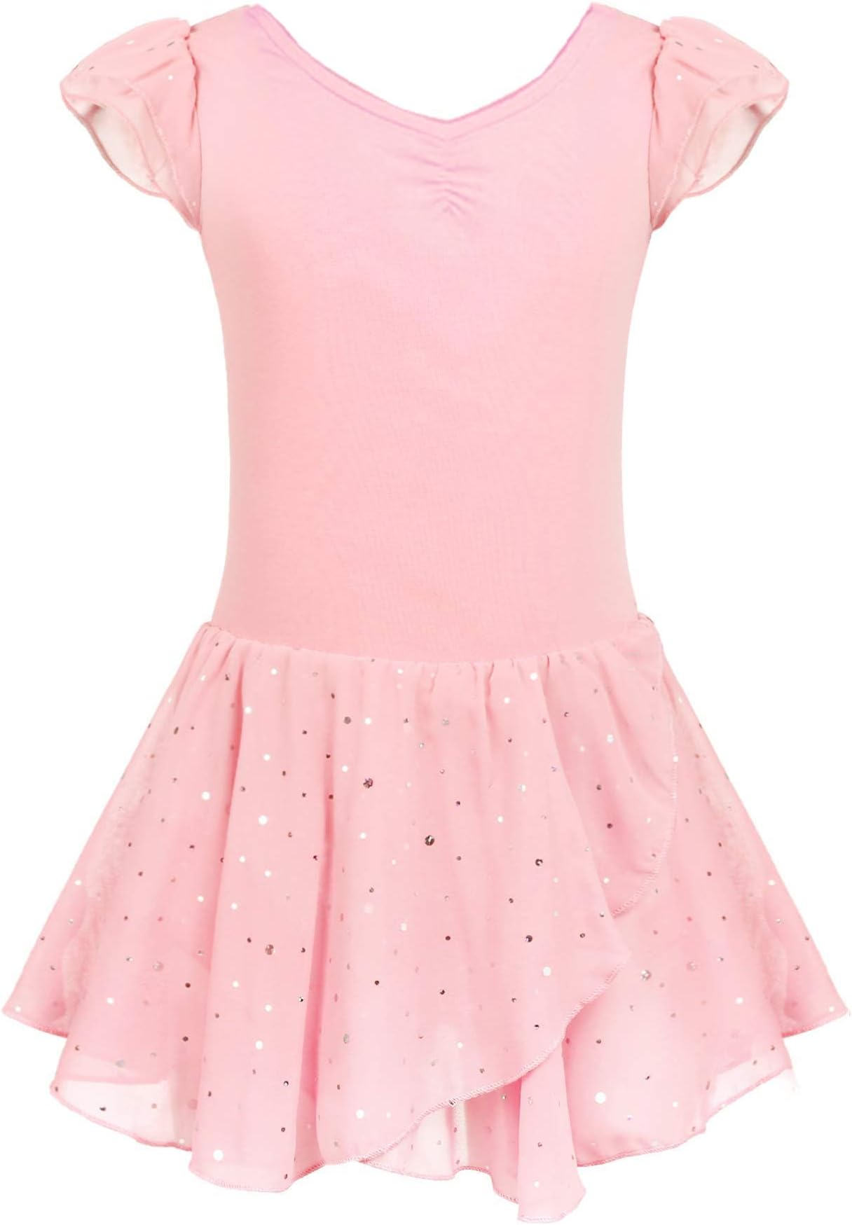 YKingder Girls Ruffle Sleeve Ballet Dance Dress Tutu Skirted Leotard for girls