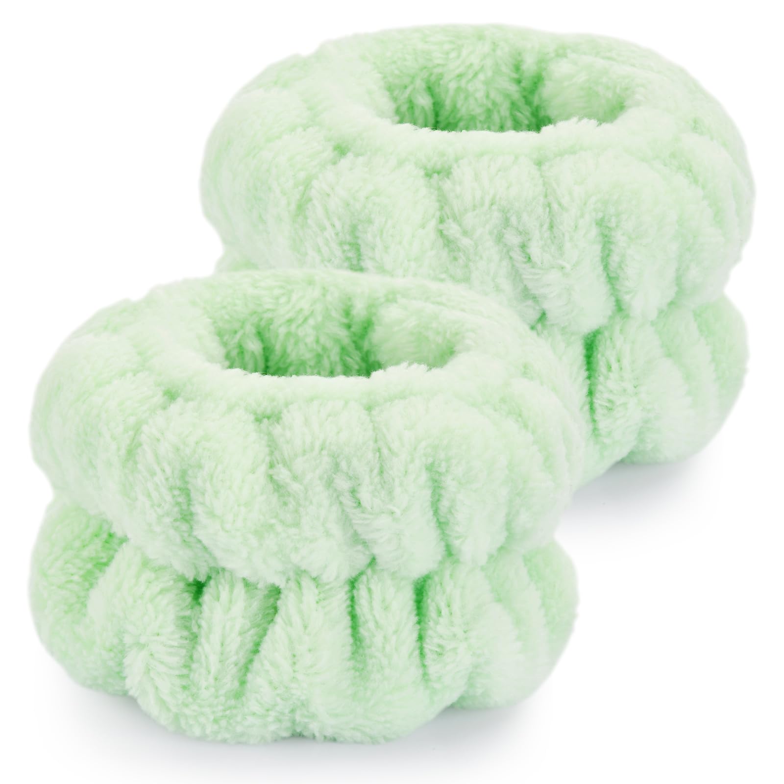 2 Pcs Wrist Bands for Washing Face-Dorbetar, Microfiber Wrist Towels for Washing Face, Spa Wristbands for Washing Face, Face Wash Wristbands, Arm Bands for Washing Face for Woman and Children