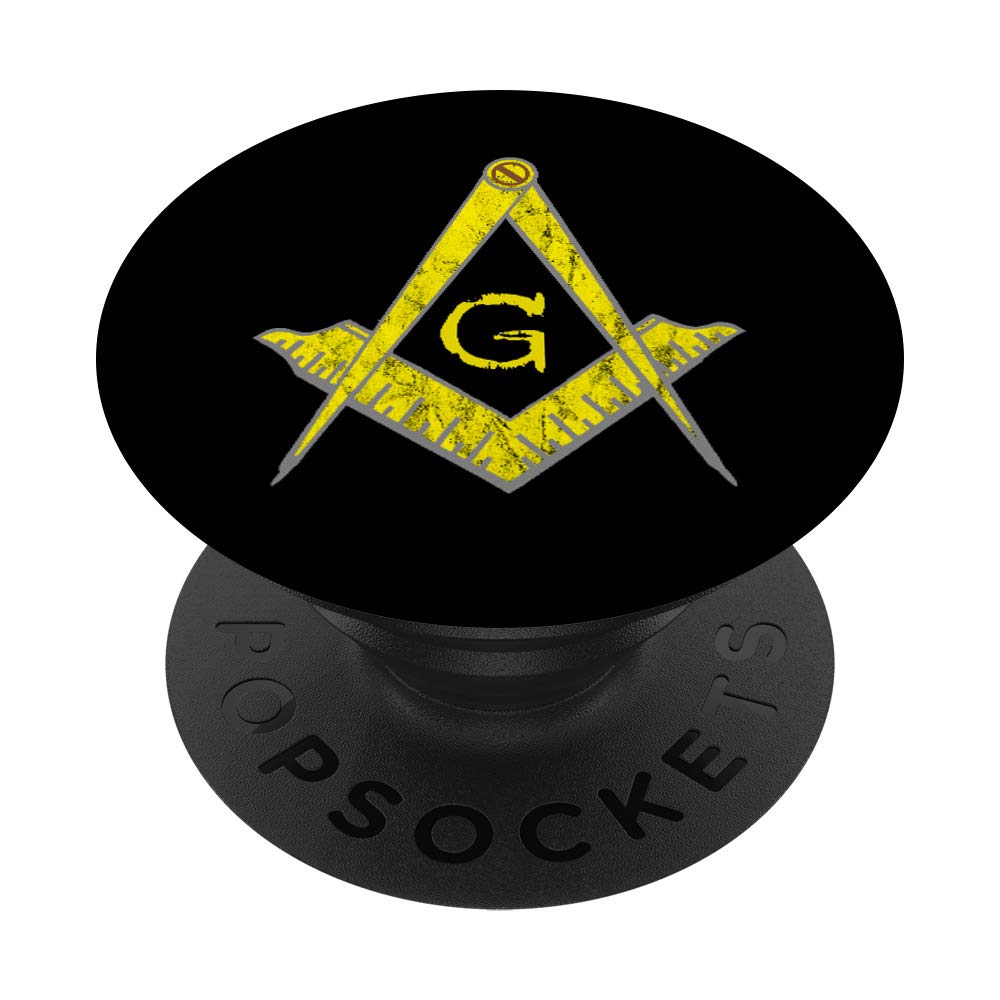 Masonic Lodge Symbol PHA Mason Sign Square & Compass PopSockets Swappable PopGrip