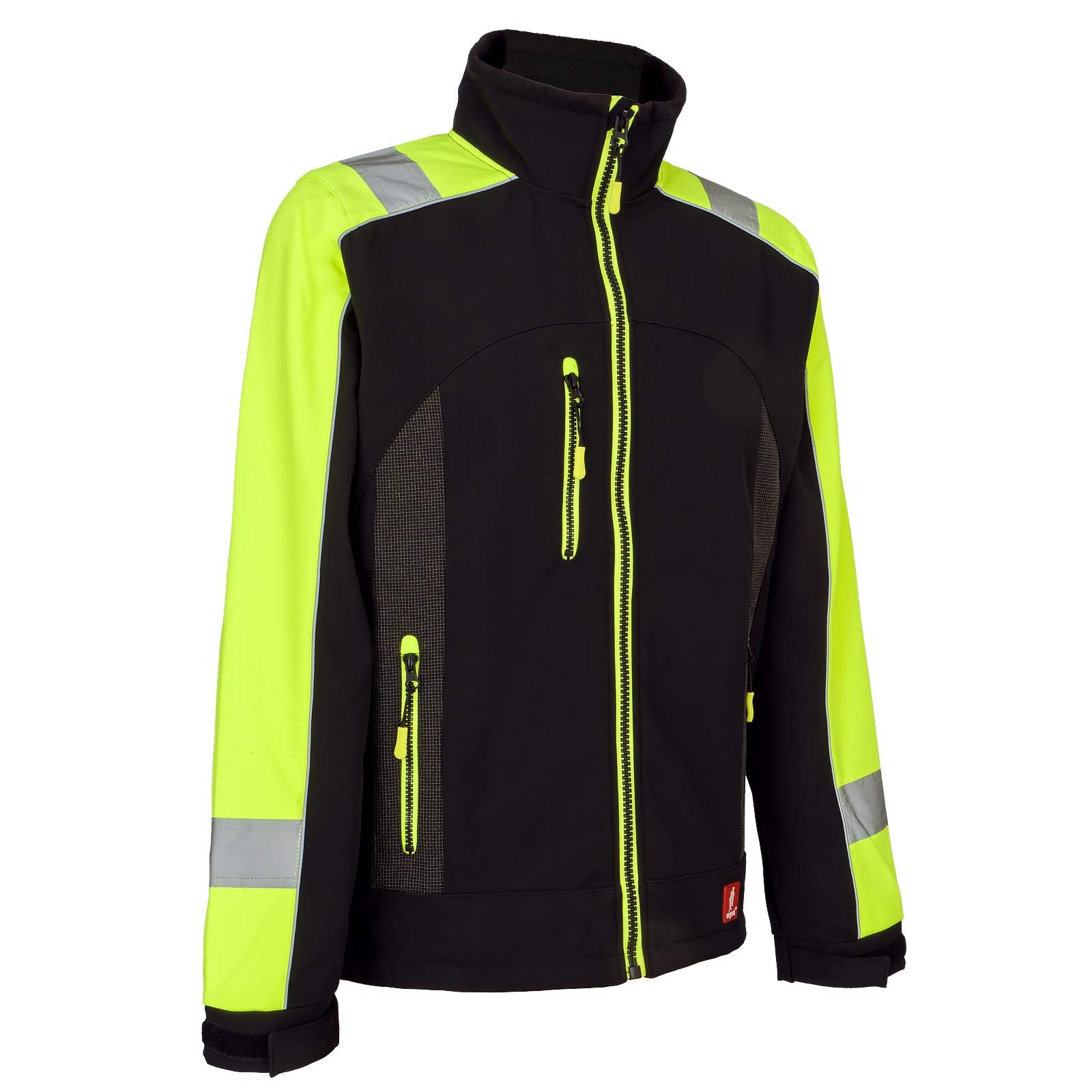 URG Softshell kurtka robocza, wodoszczelna, kurtka zimowa, kurtka ostrzegawcza, podszewka polarowa (GL-8364)