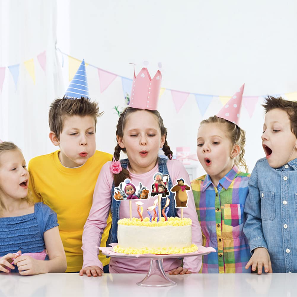 Ballons Fille Et Michka Anniversaire,Deco Anniversaire L'Ours Ballons