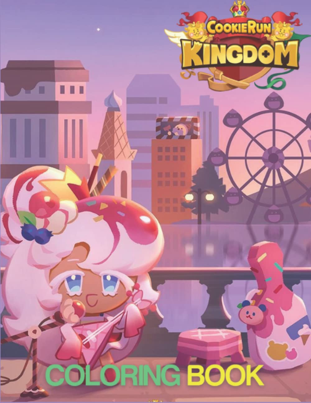 Cookie Run Kingdom Coloring Book: Amazing Illustrations For Kids Children, Teen, Adults To Color And Stimulate Creativity, Great Gift For All Cookie Run Kingdom Lovers