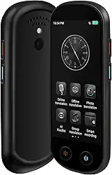 Dispositivo tradutor - Dispositivo de tradução de idioma em tempo real com mais de 150 idiomas, Ai LanguageTranslator sem necessidade de WiFi, Tradutor de Idiomas com modo de tradução de entrada de