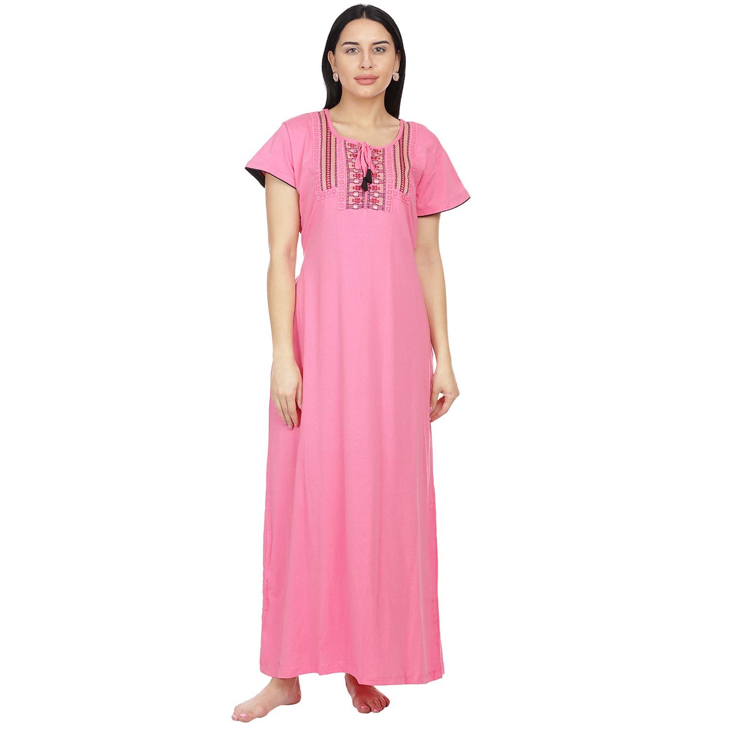 HoneyDew Women's Cotton Maxi Nightgown