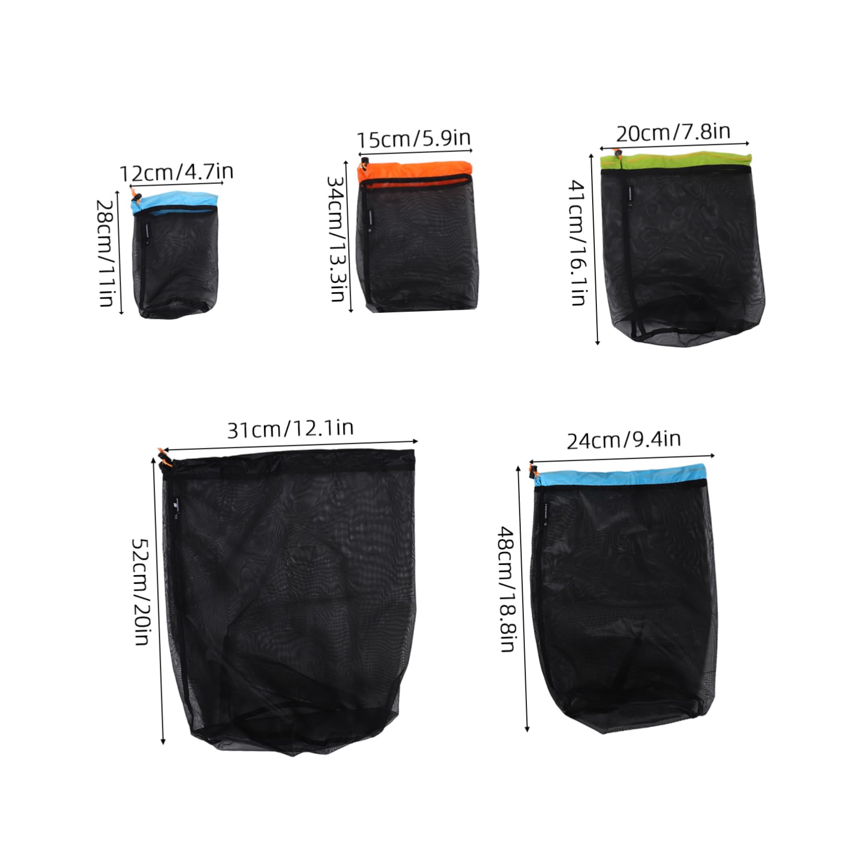 Kisangel Camping Must-Have: 1 Set of Mesh Sleeping Bag Storage Sack Drawstring Bag for Outdoor Gear Travel Hiking Reusable