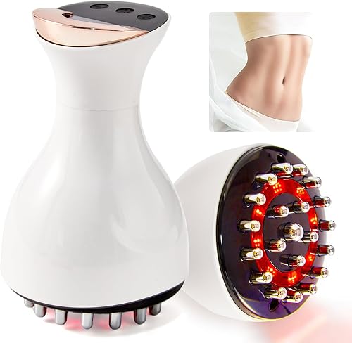 Lymphatic Drainage Massager & Anti Cellulite Massage Tool, for Legs, Arms & Belly, Body,Helps Reduce Stretch Marks & Cellulite,with Microcurrent,