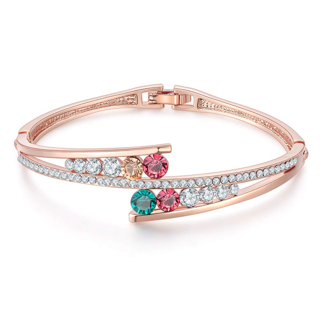 Jewels Galaxy Exclusive Luxuria Collection Copper Charm Bracelet for Women (Multi-Colour)(BNG-3121) (SMNJG-BNG-3121) (B0716R1939) Amazon Price History, Amazon Price Tracker