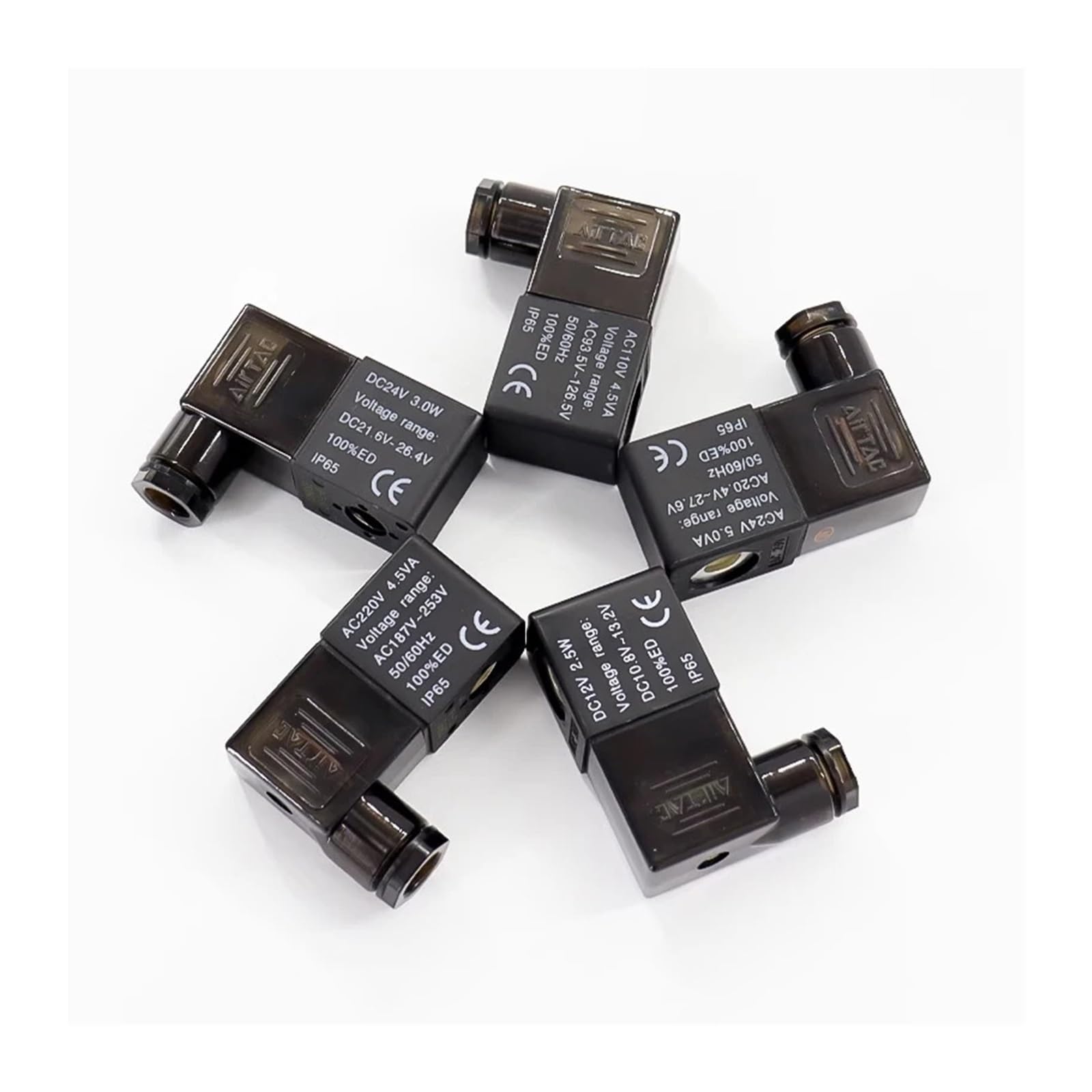 1pcs Solenoid Coils 4V210-08 4V310-10 4V110-06 AC220V AC110V AC24V DC12V DC24V(4V110-06 DC24V)