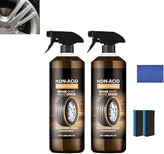 Wheel Cleaner Multi-Purpose Powerful Rust Converter, Powerful Foaming Spray Removes Tire Grime Turn Filthy Wheels into Instant Shine and Lasting Protection