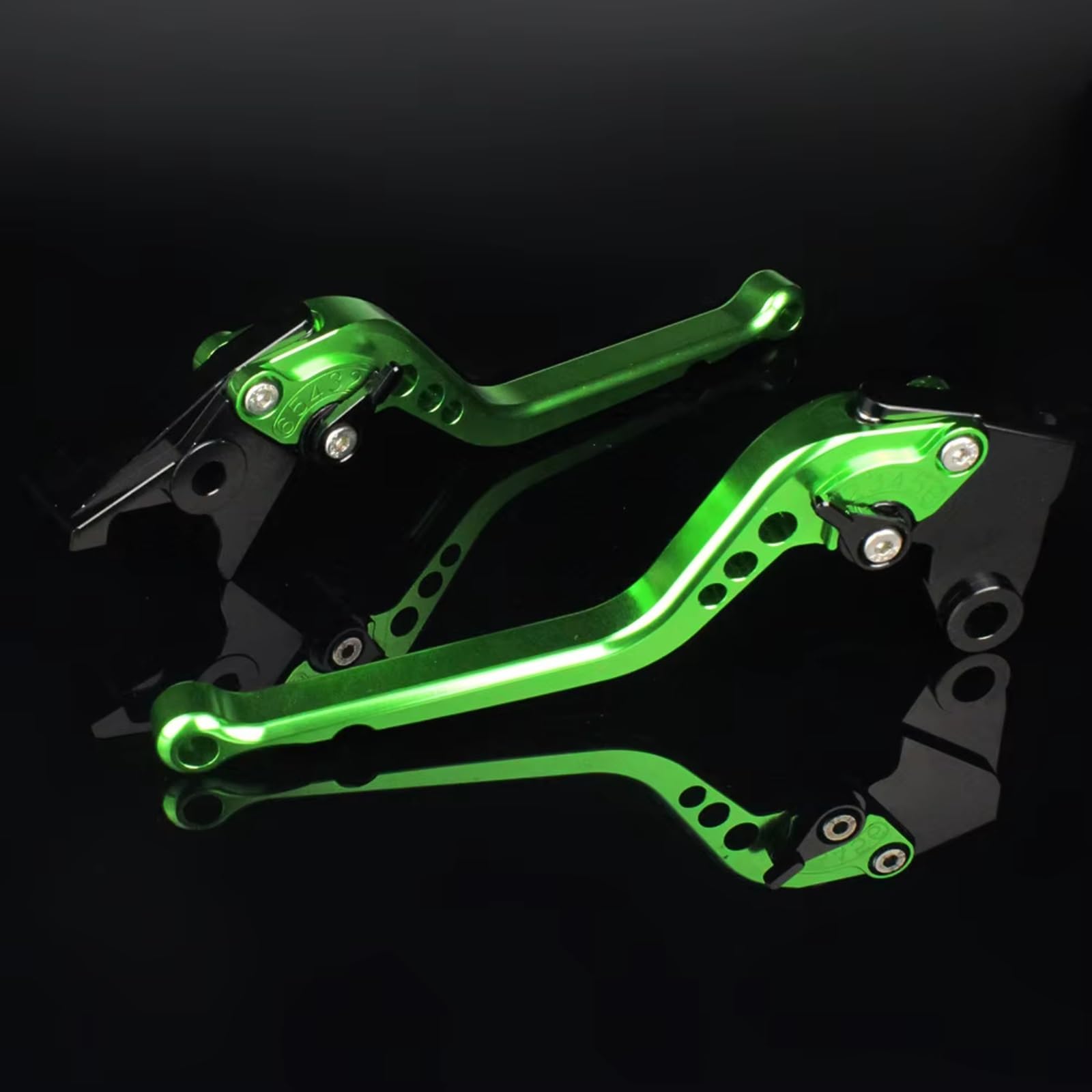 Naojino Brake Clutch Levers for CBF500 for CBF600 for CBF600N for CBF600S 2004 2005 2006 Motorcycle Adjustable Brake Clutch Lever Handlebar Levers Handle(Green)