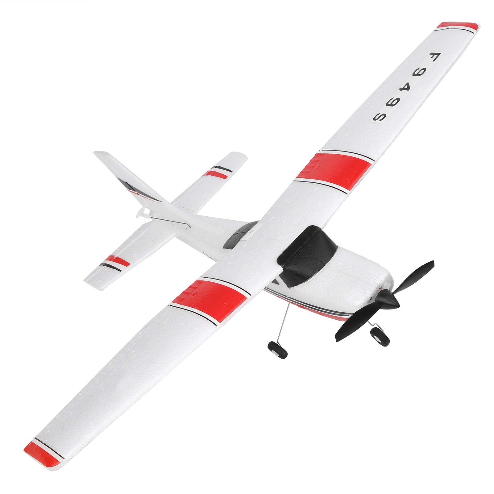 RiToEasysports RC Flugzeug mit 2.4GHz 3 Kanälen Festflügel, 3 Kernlose Motoren 500mAh Akku 200m Reichweite, für 182 Spielzeug Indoor Outdoor