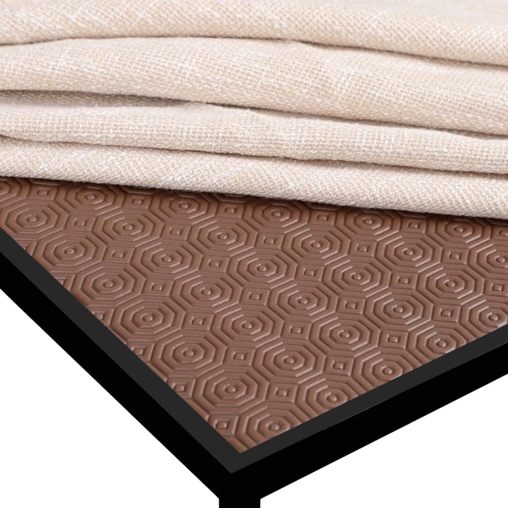 Table Protector Dining Room Waterproof Table Cover Scratch Resistant Table pad Heat Resistant Table mat Spill Proof Table Cream Grey Beige Brown (Brown, 100x800 cm)