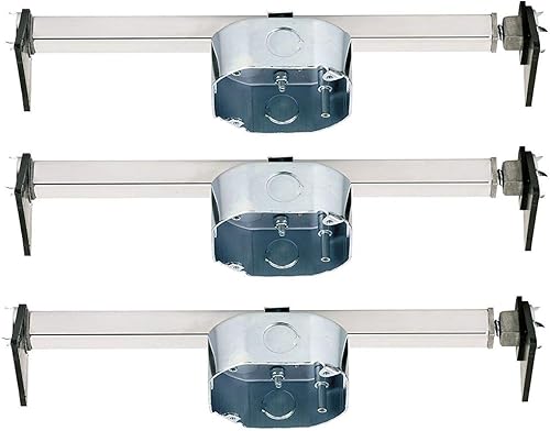 Westinghouse Lighting Saf-T-Brace para ventiladores de techo, 3 dientes, giro y bloqueo (paquete de 3)