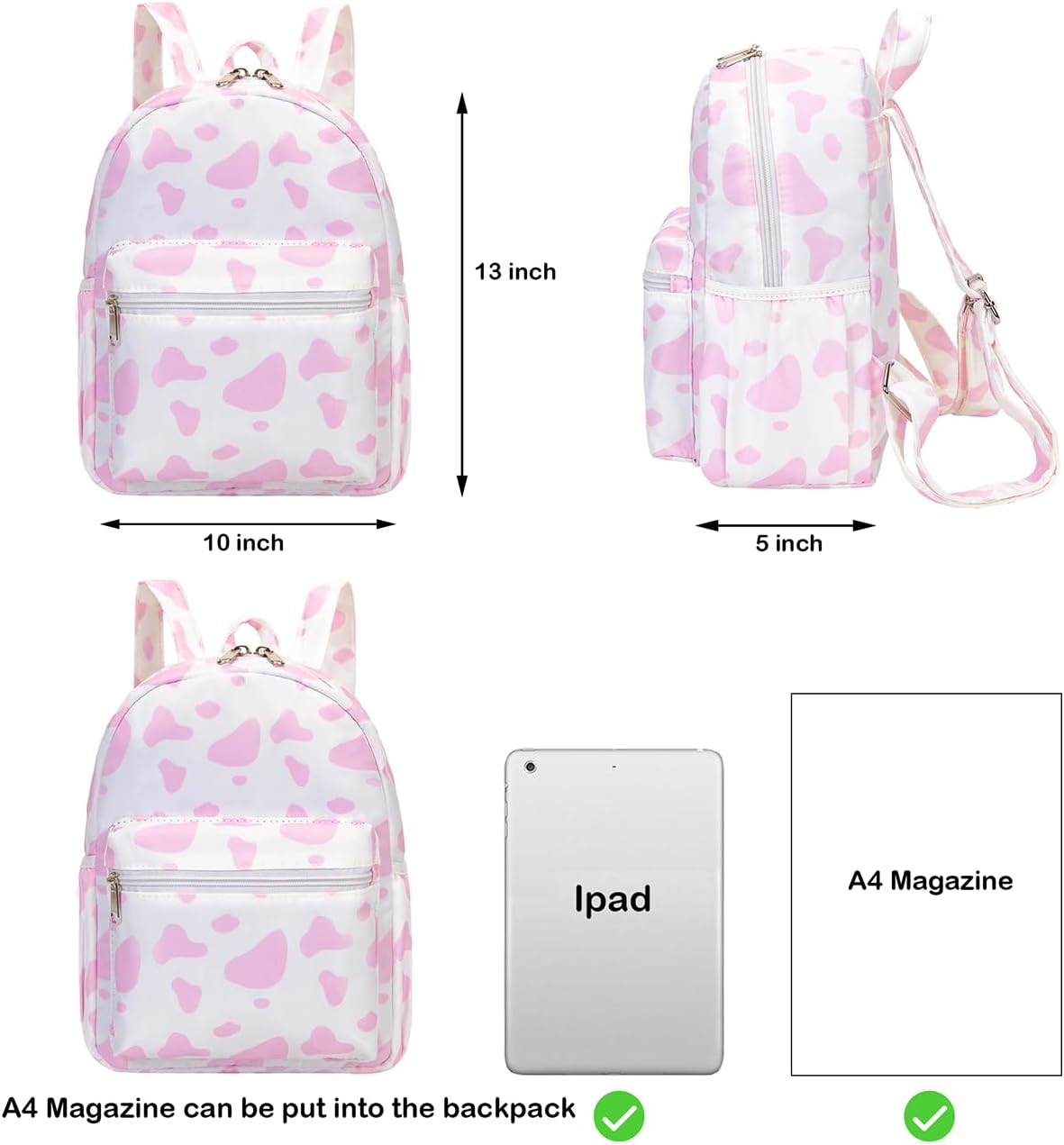 YiXiamo Cute mini tiny small lightweight water repellent pack bag backpack for grils children and adult - Image 2