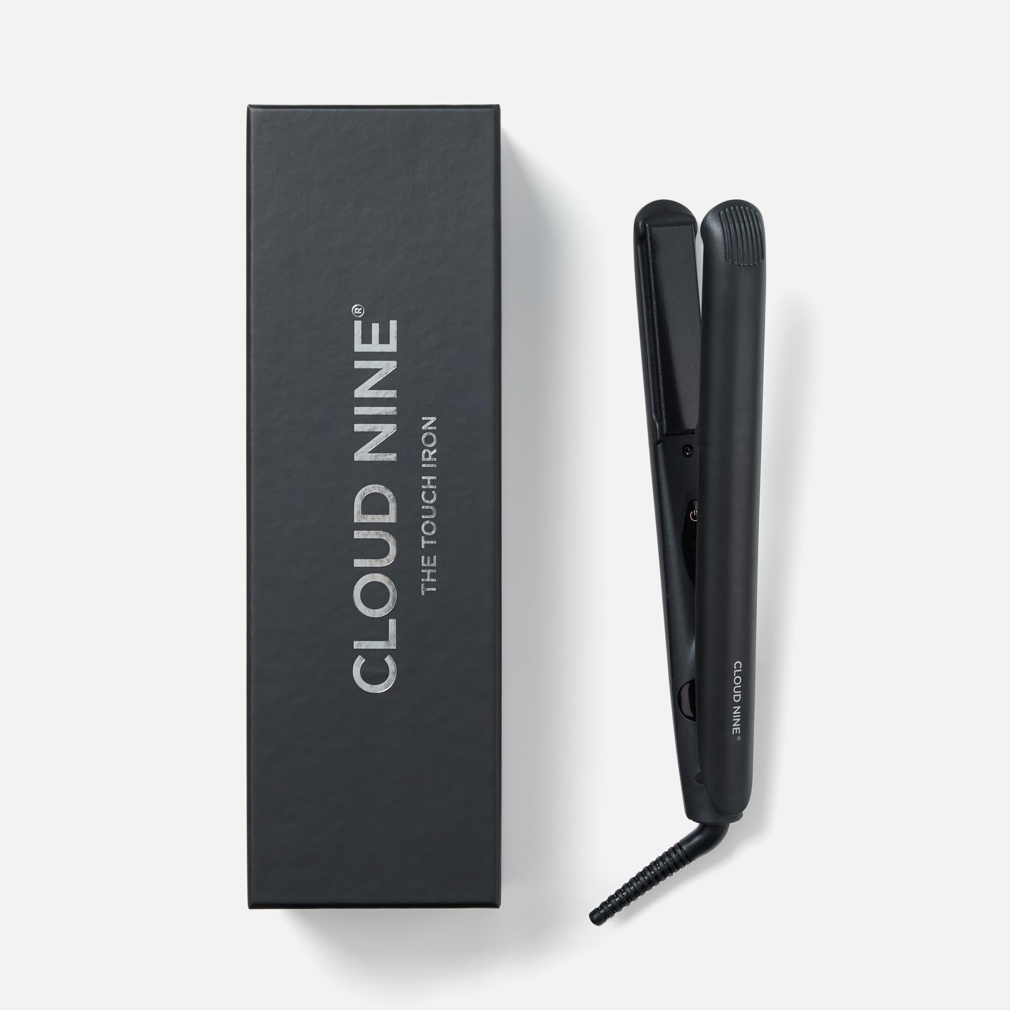 CLOUD NINE The Touch Iron – prostownica do włosów dla zdrowszych włosów – natychmiast się nagrzewa – z wzbogaconymi minerałami i ruchomymi płytkami ceramicznymi – technologia dotykowa do regulacji