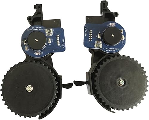 Rueda de aspiradora robótica, compatible con Midea VCR06 VCR07 MR06 - Ruedas para aspiradora robótica, accesorios (color rueda derecha)