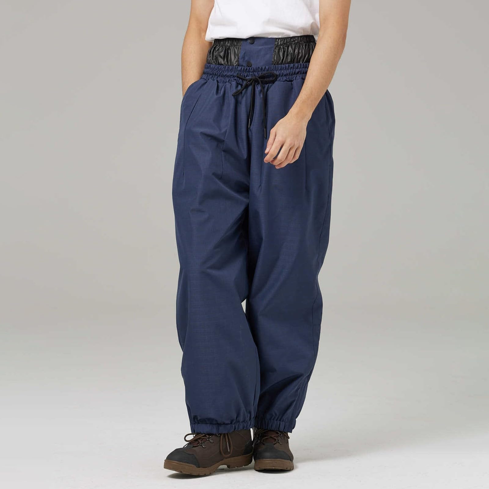 Generico Pantaloni Neve Uomo Imbottiti Pantalone Neve Invernali Baggy Snowboard Pants Caldo Pantaloni Sci Tecnici Salopette Trekking
