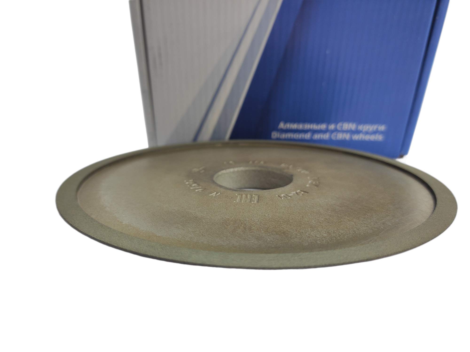 Dia 6" (150mm.) Hole 1.25" (31.75mm.) Width: 0.236" (6mm.) Type: 4B2 Dish Diamond Grinding Wheel (125/100 Micron = 150 Grit)