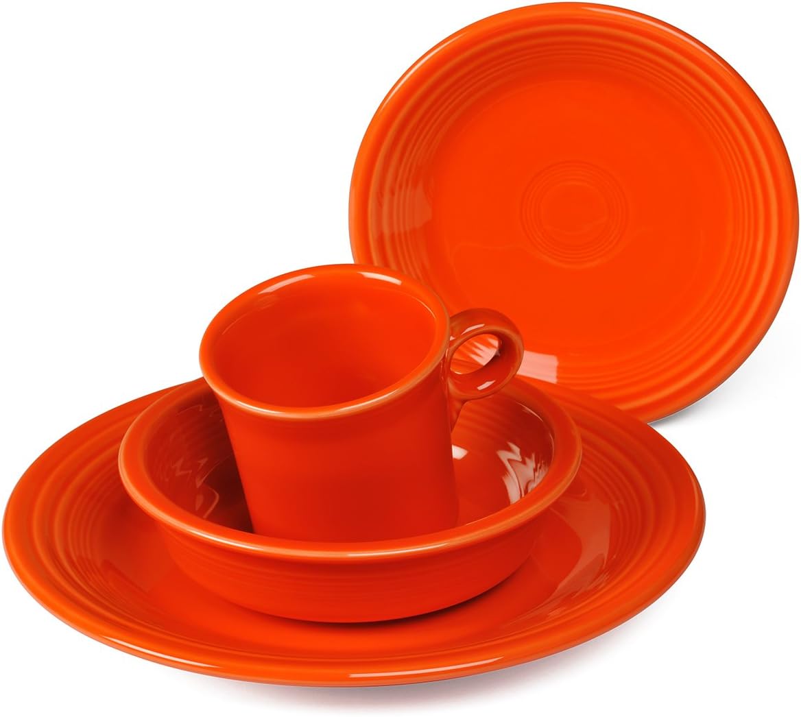 Fiesta 4-Piece Place Setting, Poppy
