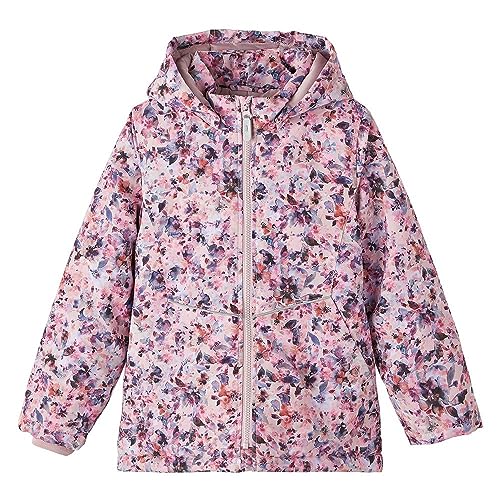 NAME IT Mädchen Nkfmaxi Jacket Flower Dream Noos, Keepsake Lilac, 134