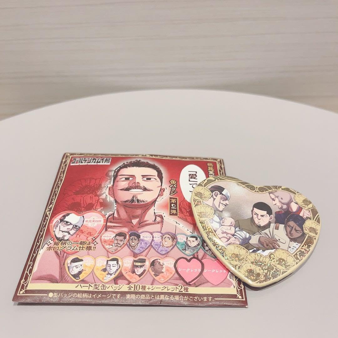 Amazon.co.jp: ゴールデンカムイ展 鶴見篤四郎の「愛です」缶