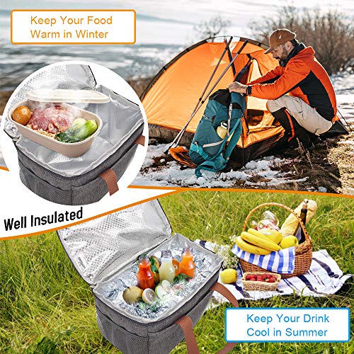 Gainty Mochila refrigerada 18L Mochila isolada à prova d'água Saco refrigerador macio à prova de va