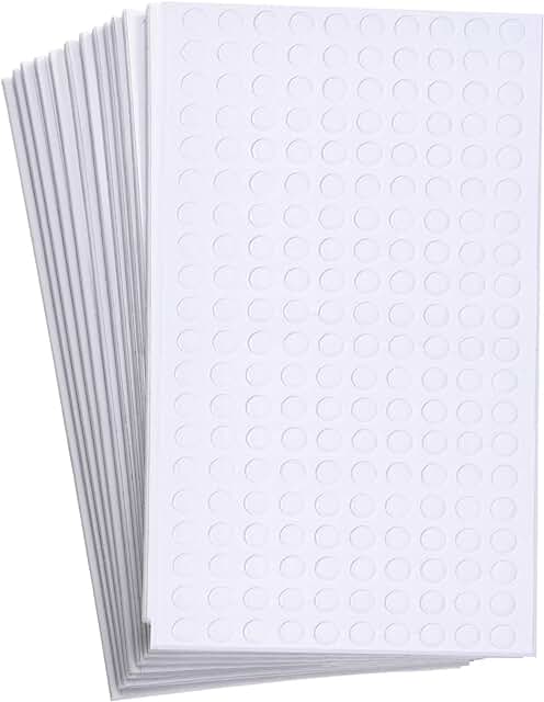 2400 Pieces Dual-Adhesive 3D Foam Tapes Foam Pop Dots Adhesive Mount for...