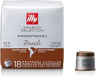 set 6 packs iperespresso capsules coffee Arabica Selection Brasile 18 pz.