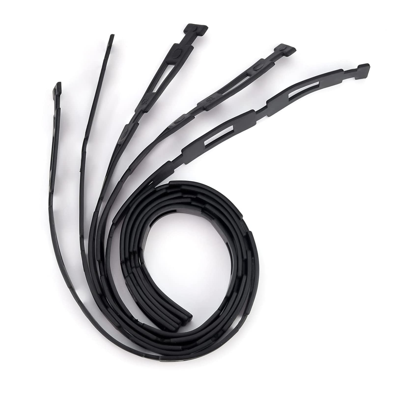 BENECREAT8pcs 25x1 Inch Plastic Cable Ties Plant Supplies, Outdoor Lock Link Cable Plant Ties for Staking, Great for Fixing/Training Branches