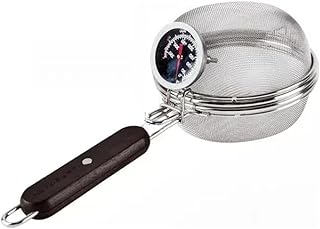 Cozioz Coffee Roasting Kit - Stainless Steel Hand Net with Thermometer for Home Bean & Tea Roasting
