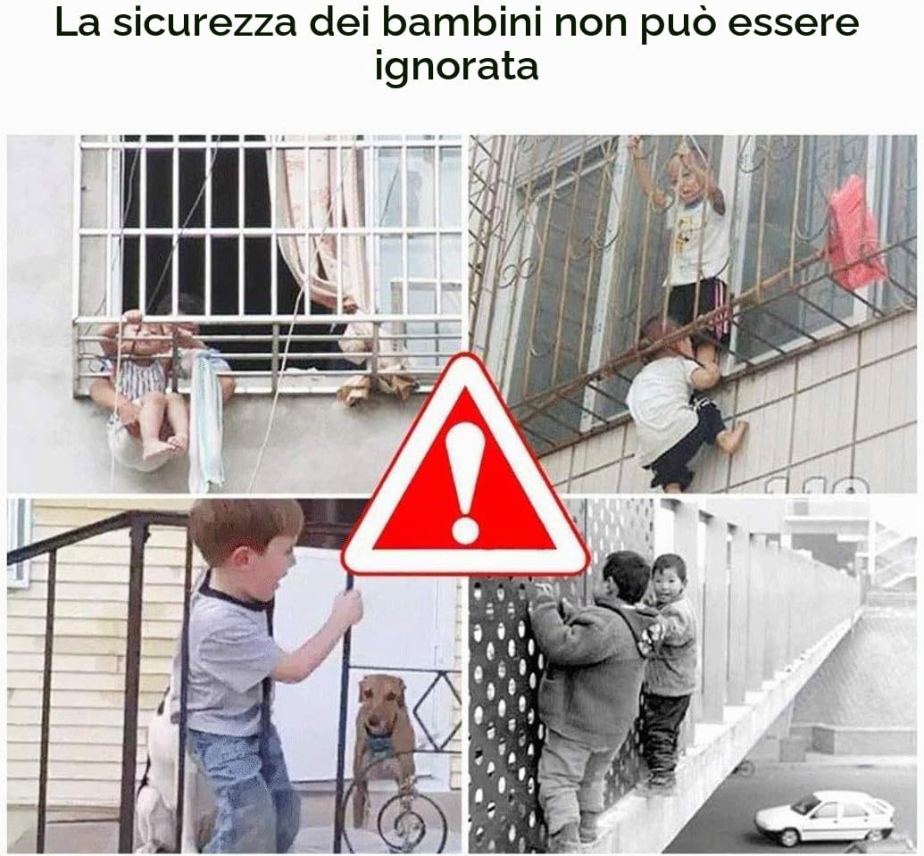 NIANTONG Rete di Canapa, Rete di Protezione, Rete in Corda Canapa, Recinzione Esterna, Sicurezza Arrampicata Bambini, Rete Anticaduta Balcone Scale, Rete Divisoria Decorativa(Size:1 * 7m(3 * 22ft))
