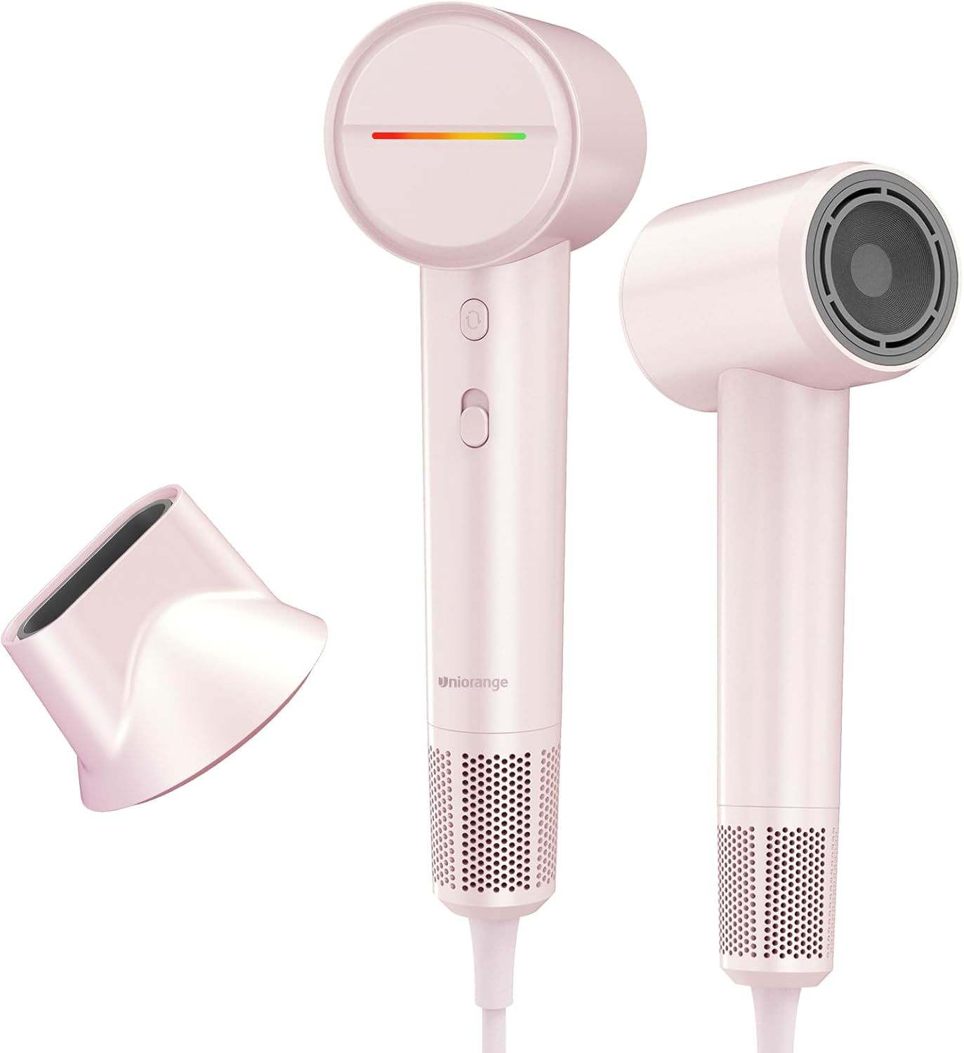 High Speed Hair Dryer 110000 RPM with 1 Billion Plasma Ions, Ionic Blow Dryer Frizz Free Fast Drying with Magnetic Diffuser for Curly Hair, Low Noise Lightweight Thermo Control Hair Dryer for Women.