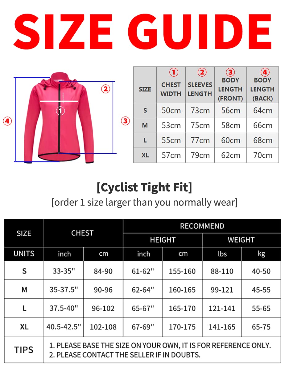 WOSAWE Veste de Cyclisme pour Femme, Respirant Léger Manteau avec Capuche pour Voyage Camping Randonnée Vacance Trekking