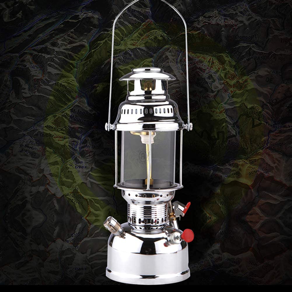 Lampada classica a cherosene, lampada a olio regolabile per interruzione di corrente di emergenza, illuminazione da campeggio domestica