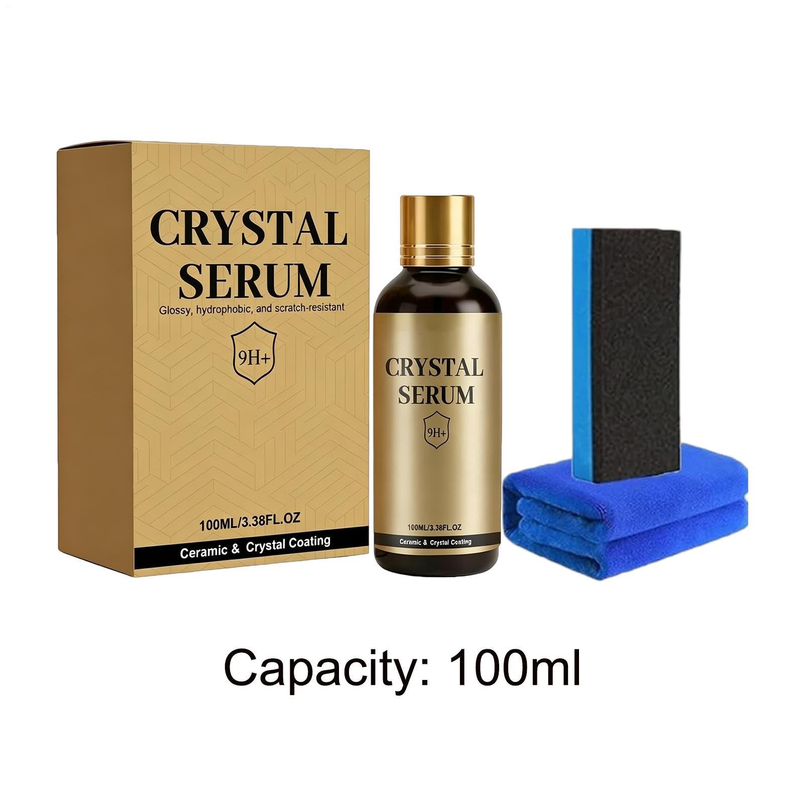 Mastic Céramique Pour Voiture – Revêtement De Peinture Hydrophobe 100 Ml | Vernis Voiturre Crystal Shine, Kit De Revêtement De Protection De Véhicule Pour Soins De Peinture De Détail De Voiture, Uti