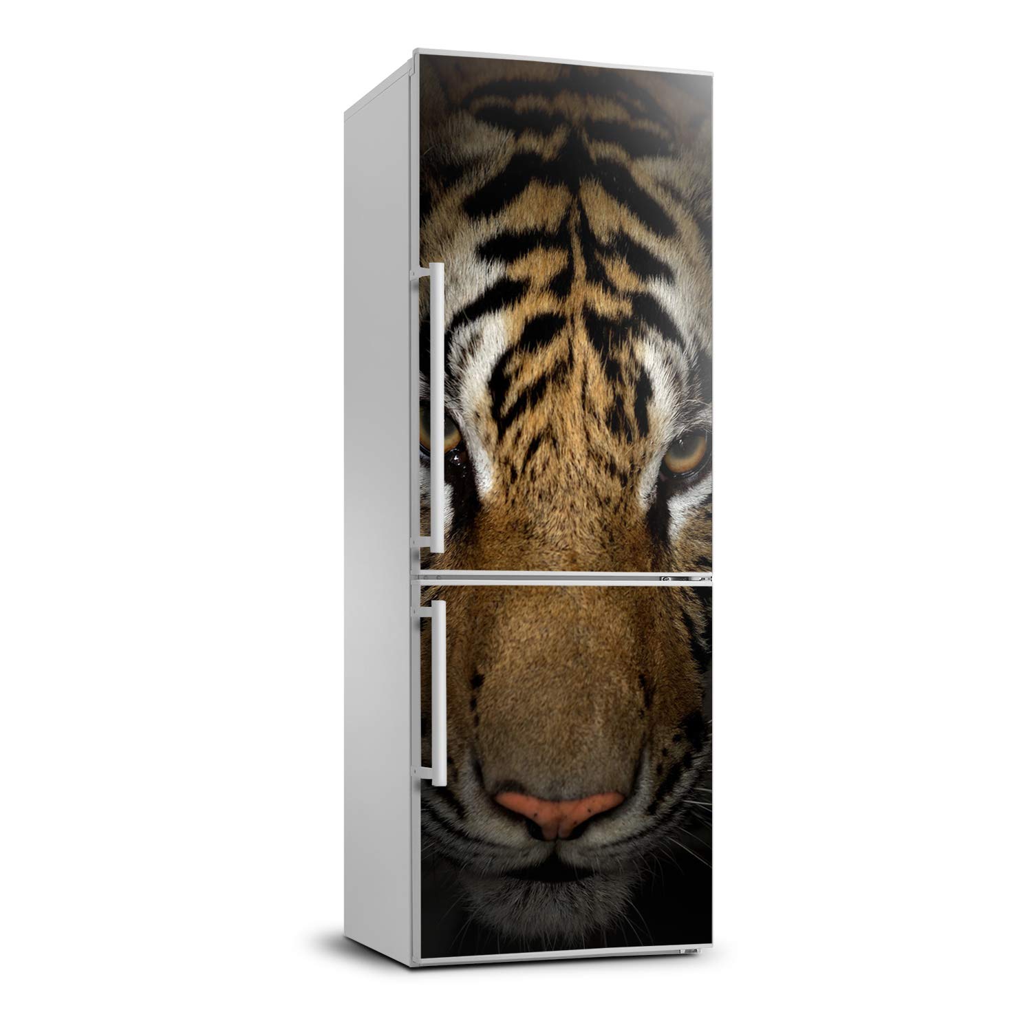 Vinilo para nevera de tigre 70x190 cm película autoadhesiva para cocina