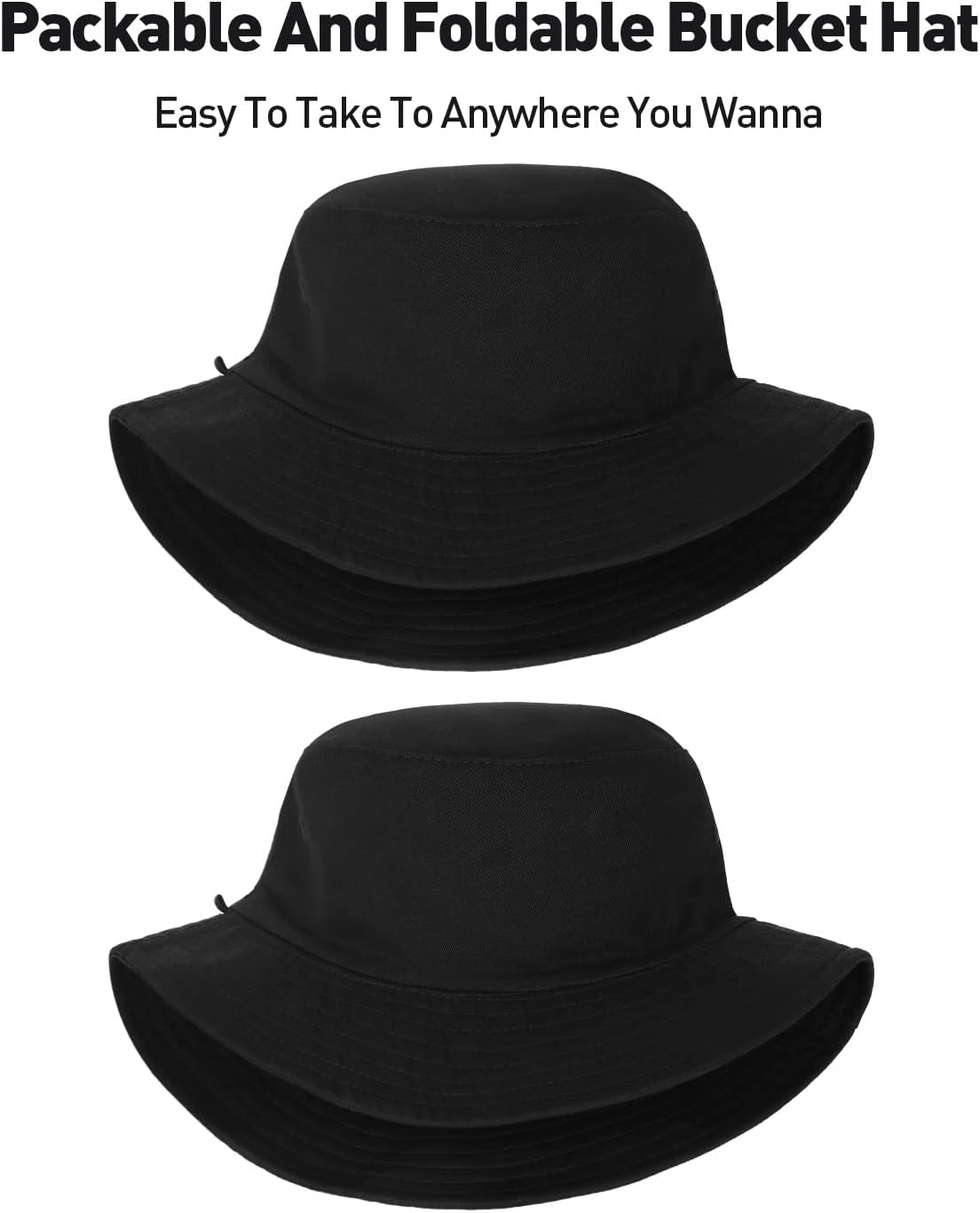 XXL Oversize Bucket Hat Reversible, XL L M S Fisherman Sun Cap With Chin Strap, Travel Beach Outdoor Hat For Men Women