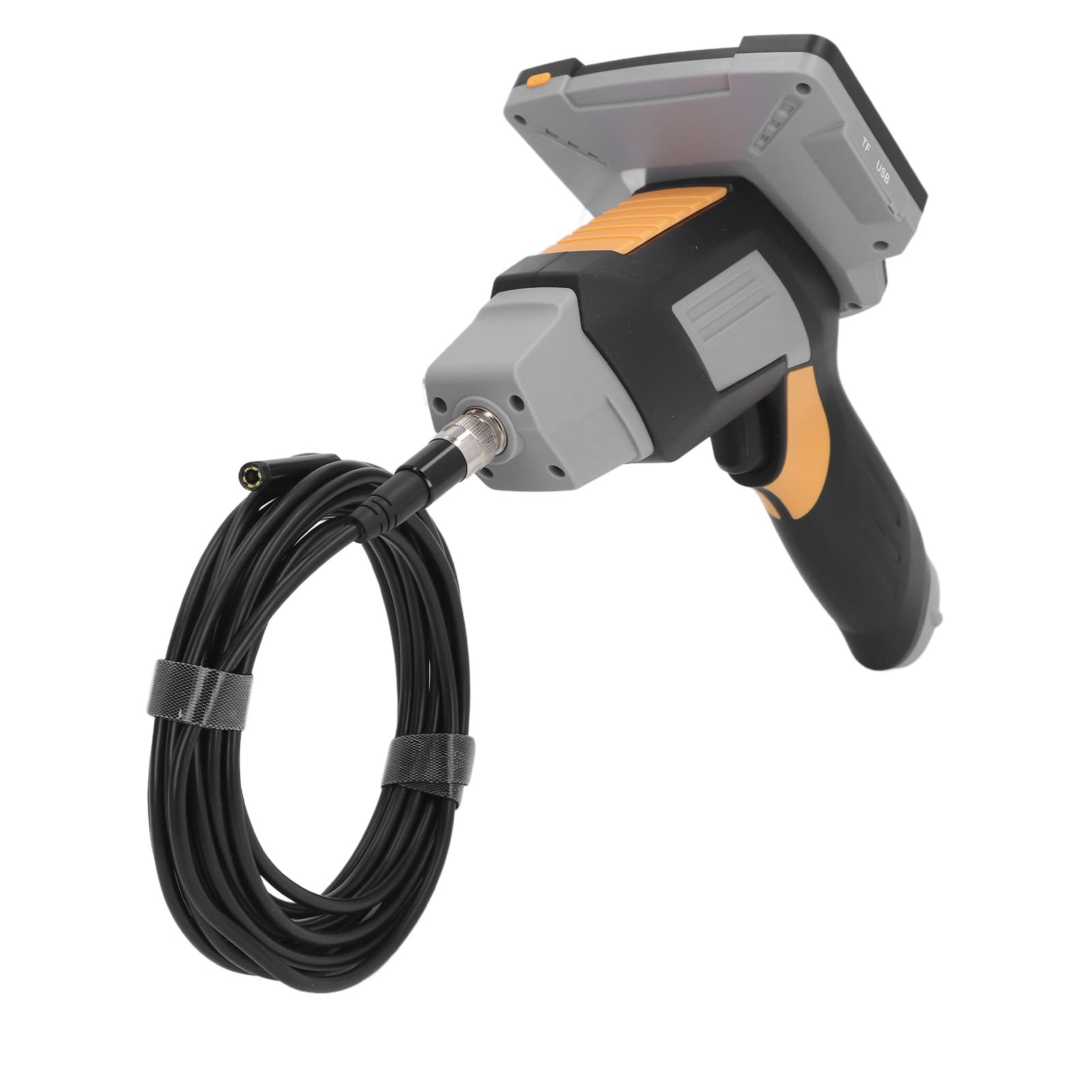 FTVOGUE Digitales Inspektionsendoskop HD-Endoskop 4,3 Zoll LCD 1080P 8 Mm Doppelobjektiv 5 M Kabel IP67-Kamera für die Fahrzeugwartung Motorrohrwandinspektion (10m)