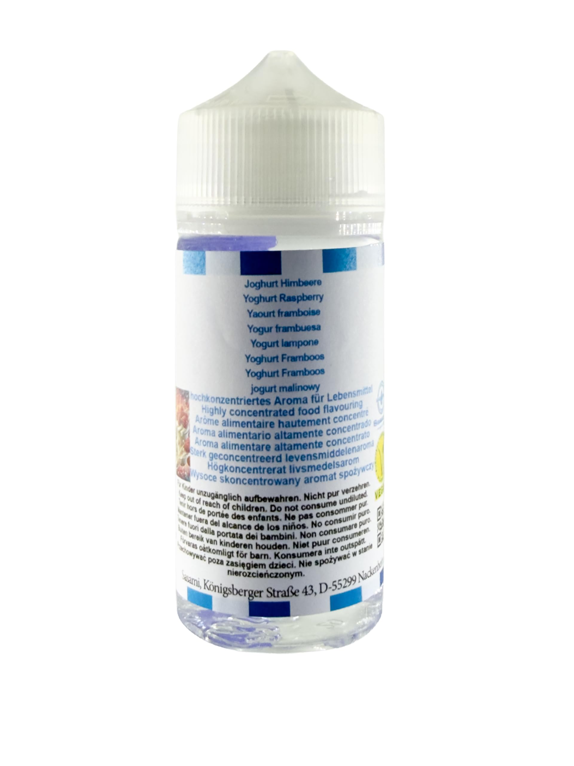 Yogurt lampone aroma concentrato - vegano - Sasami - 100ml