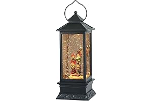 Eldnacele Christmas Musical Snow Globe Lantern