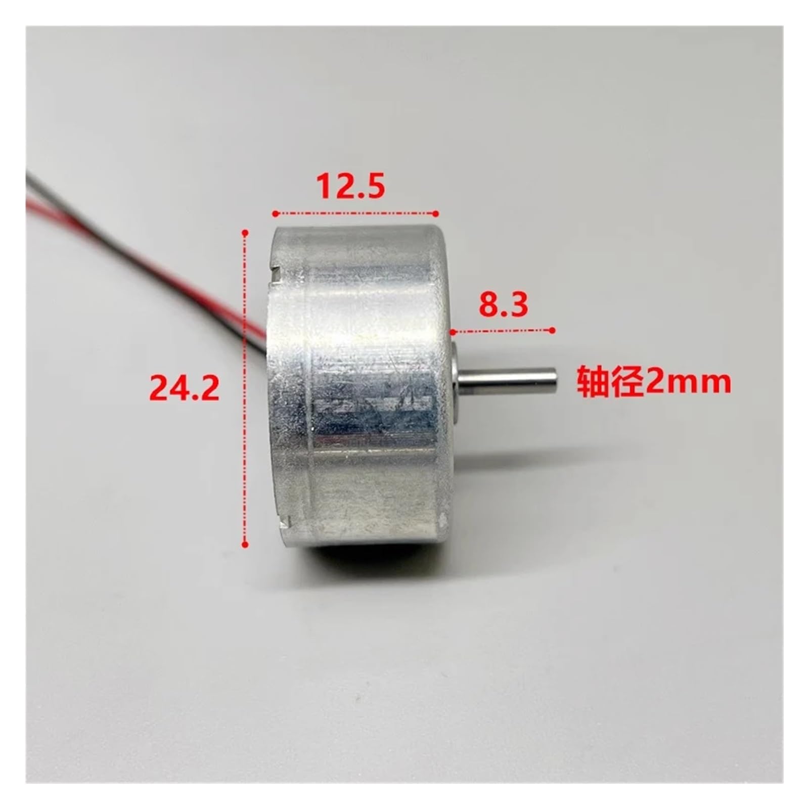 RF-300C-12180 300 Electronic Starter DC 1.5V 3V 3.7V 5V 6V 14000RPM High Speed 24mm Round Spindle Electronic Starter DIY Solar Power Fan Model Motor Drivers