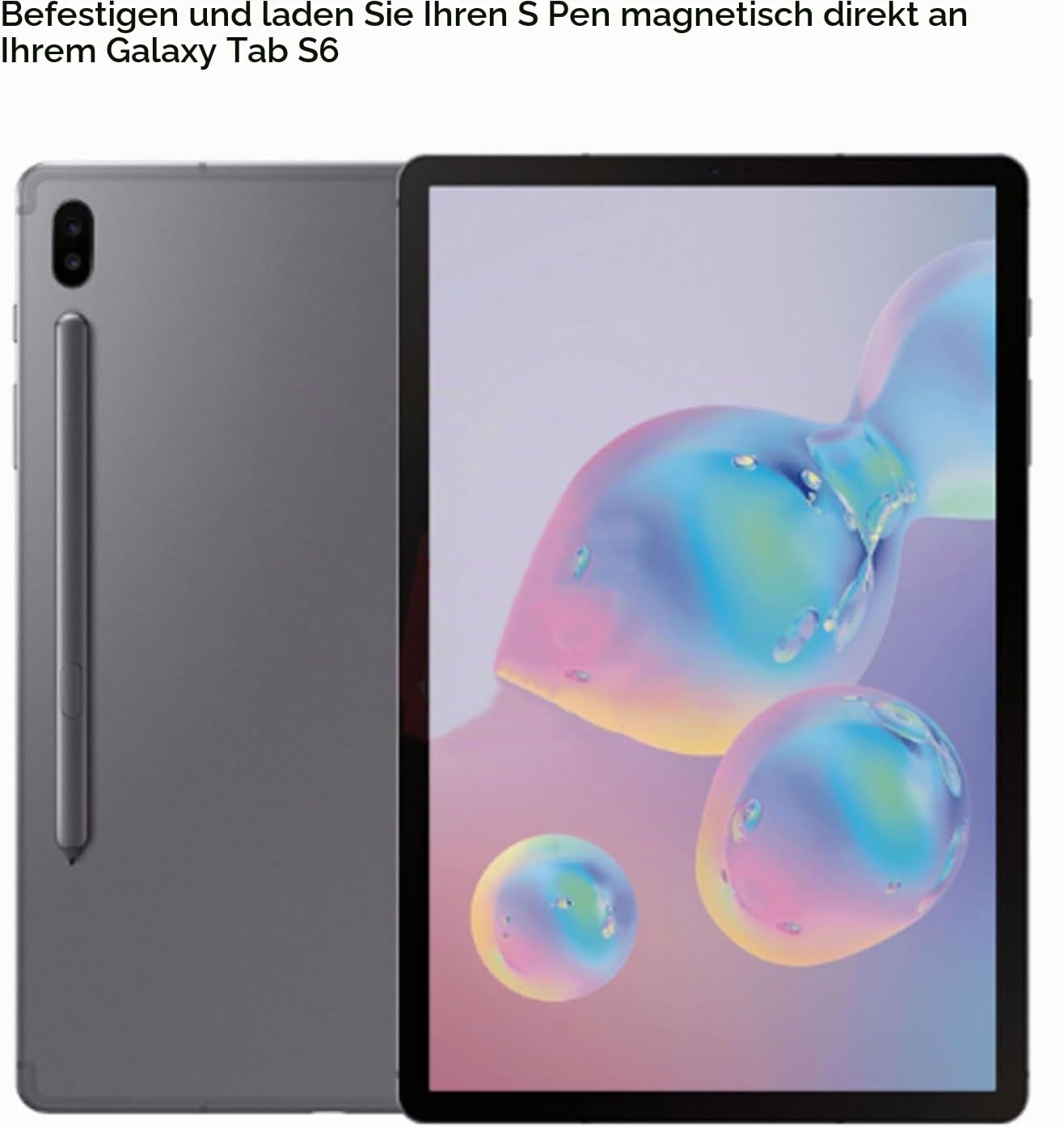 Galaxy Tab S6 Stift Ersatz mitBluetooth S Pen Stylus Stift für Samsung Galaxy Tab S6 SM-T860, SM-T865, SM-T867 S Pen Stylus, Tab S6 Pen Stylus,Grau