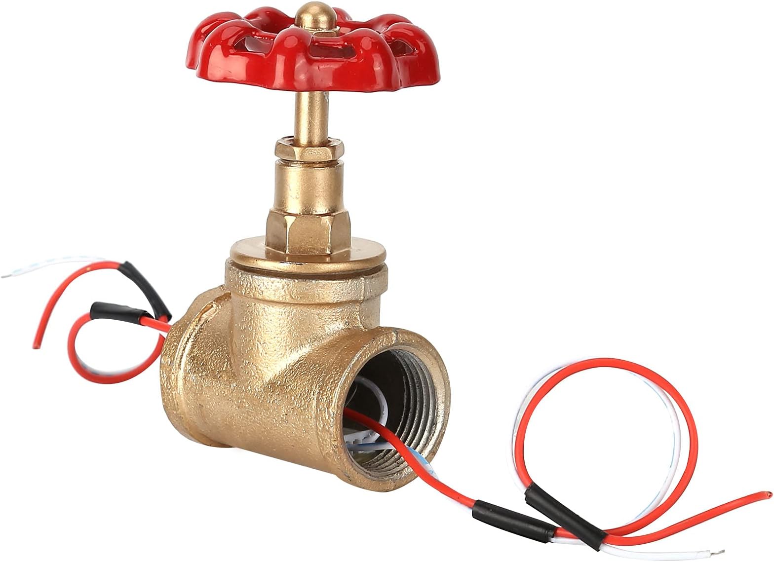 Steampunk Light Switch,3/4in Stop Valve Three Way Vintage Industrial Lamp Stop Valve with Wire for Industrial Lamp Accessories for Water Tube Lamp