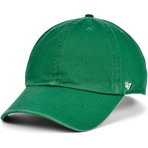 '47 Blank Classic Clean Up Cap, Adjustable Plain Baseball Hat for Men and Women