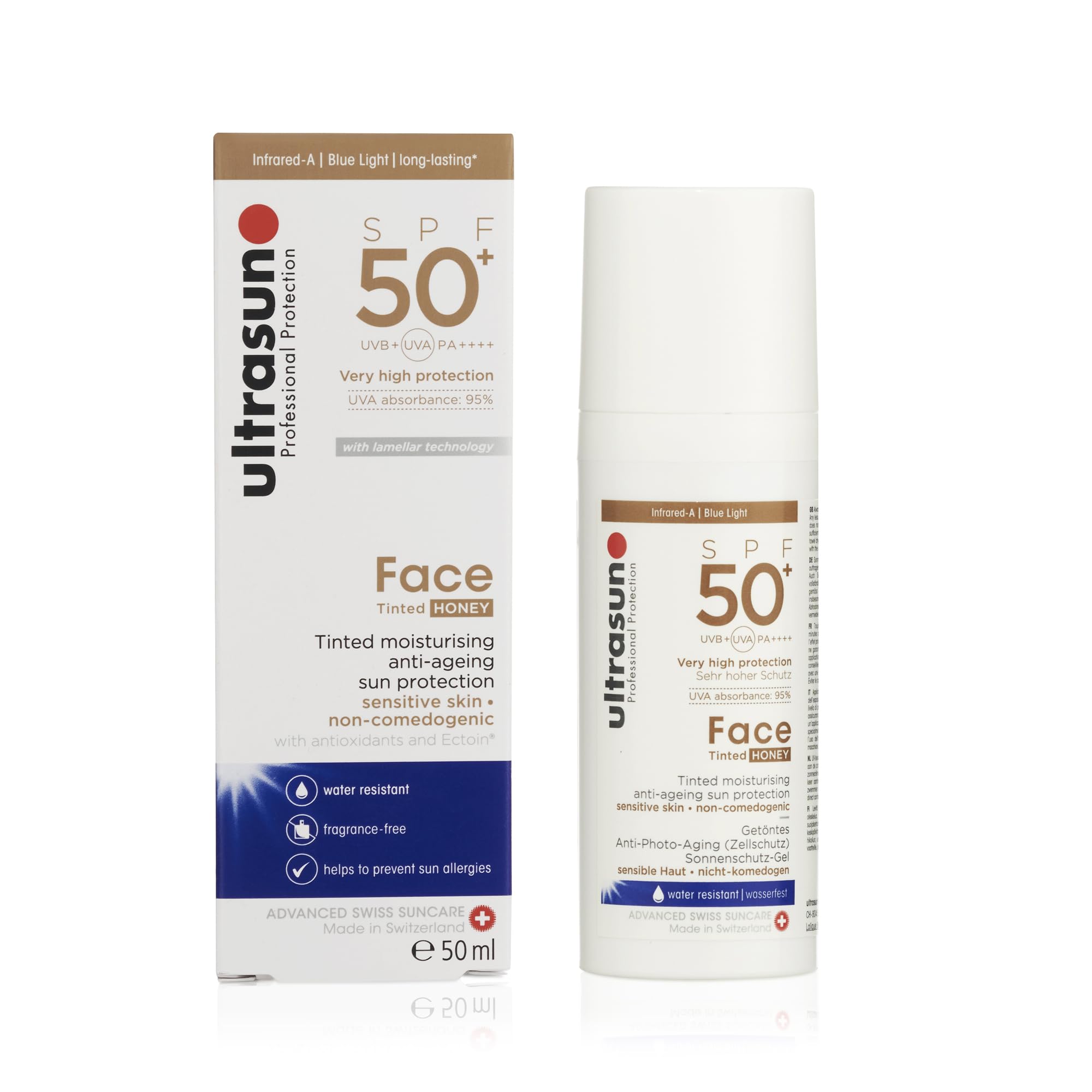 ultrasun Face Tinted Spray SPF 50+ Miel 50 ml