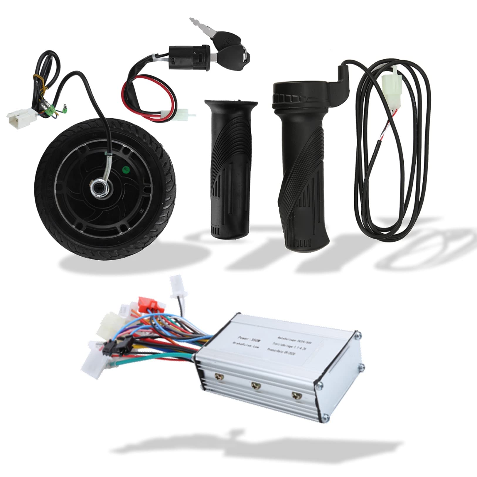 Buy Hub Wheel Motor Kit, High Reliability 8 inch DIY Electric Scooter