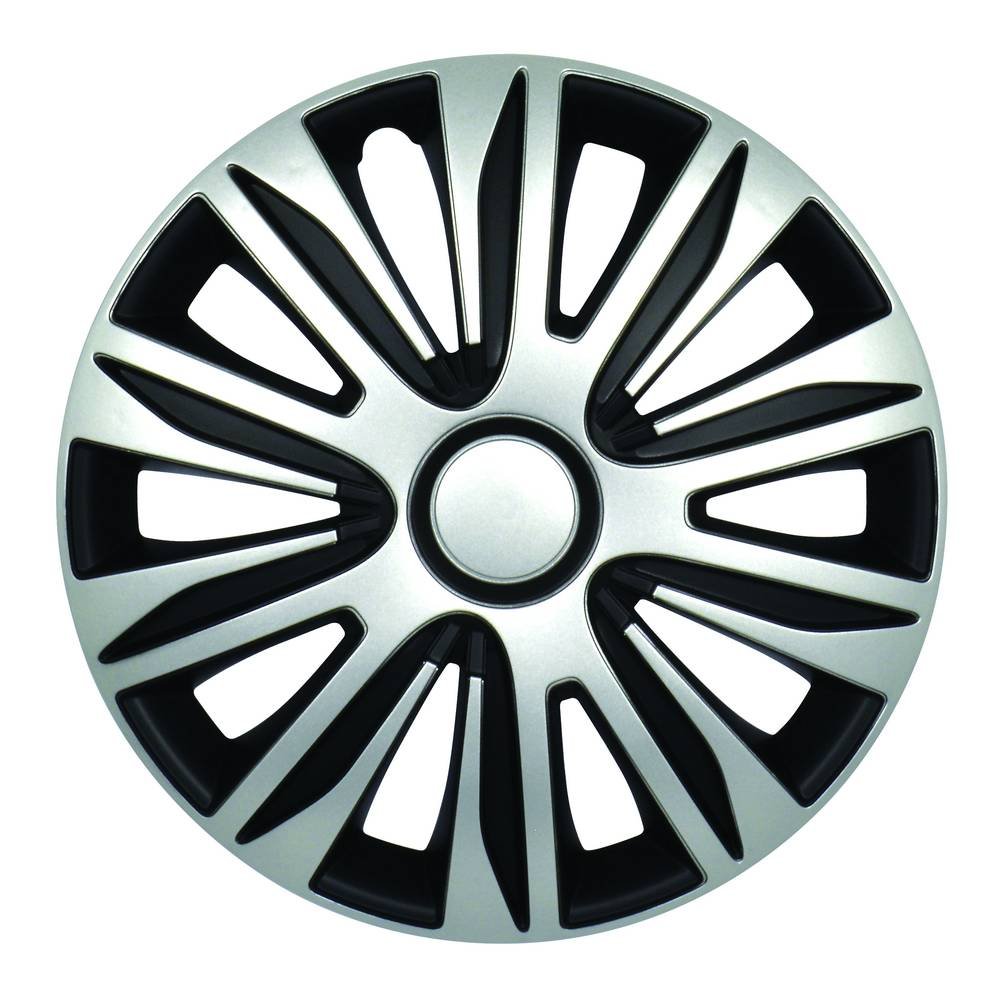Gorecki 2211193 Nardo Silver Black zestaw kołpaków, 16 cali