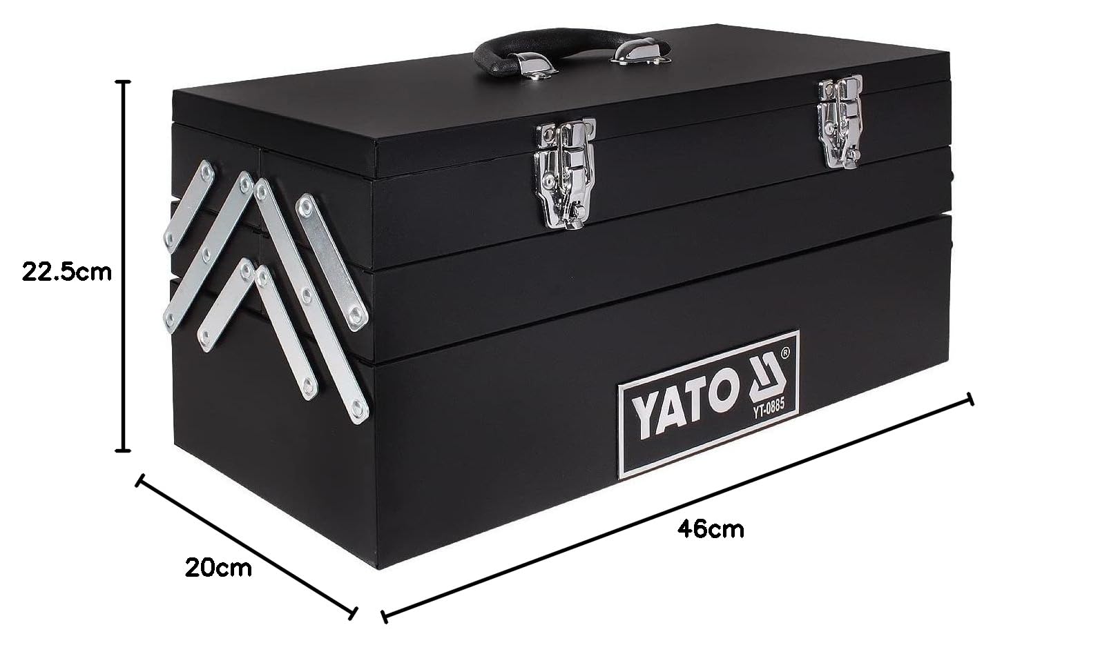 Yato YT-0885 Caisse à outils 460 x 200 x 225 mm
