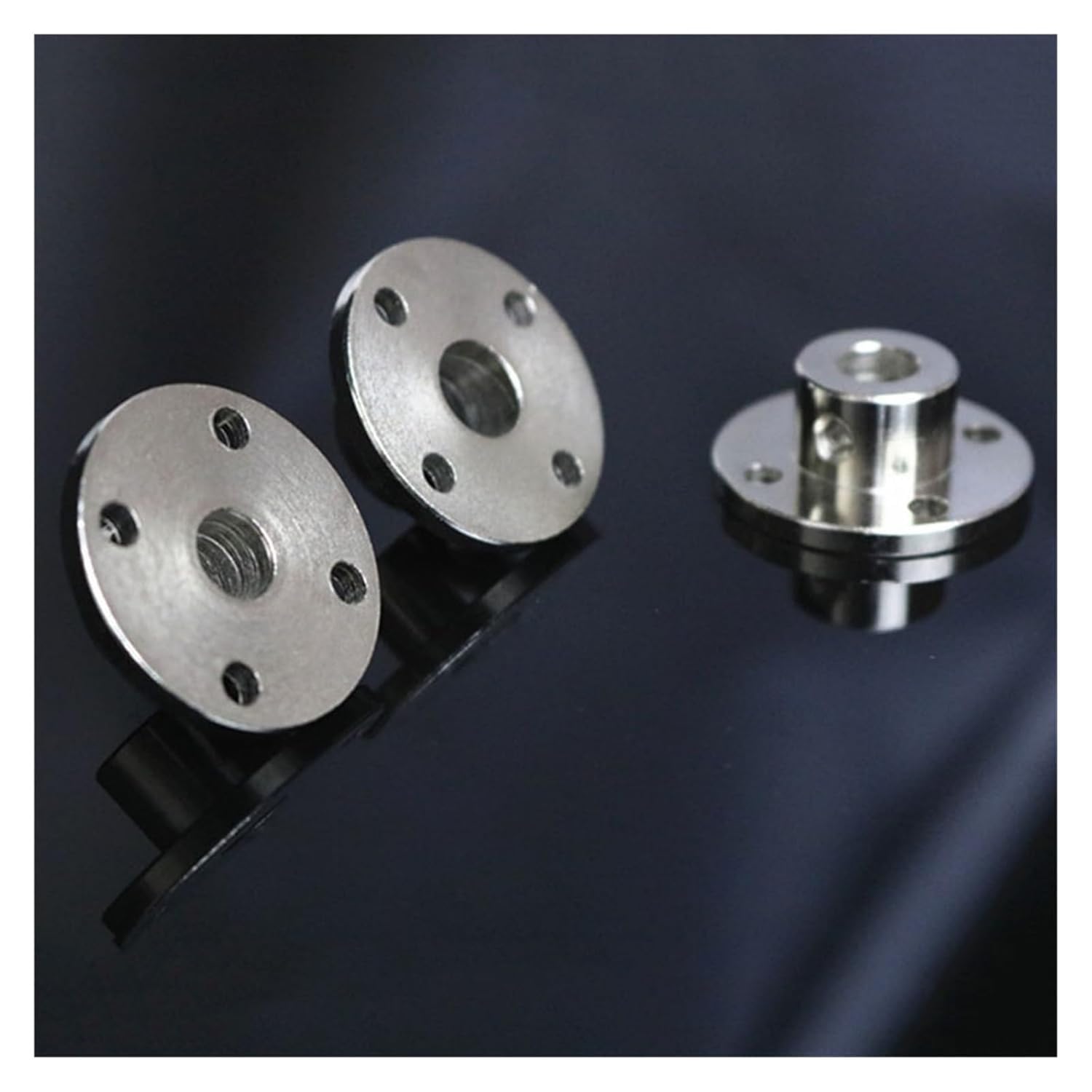 Kupplung, Flanschkupplung, starre, Kupplung Motorführung Wellenkupplung Getriebeverbinder Wellenlager(4mm)